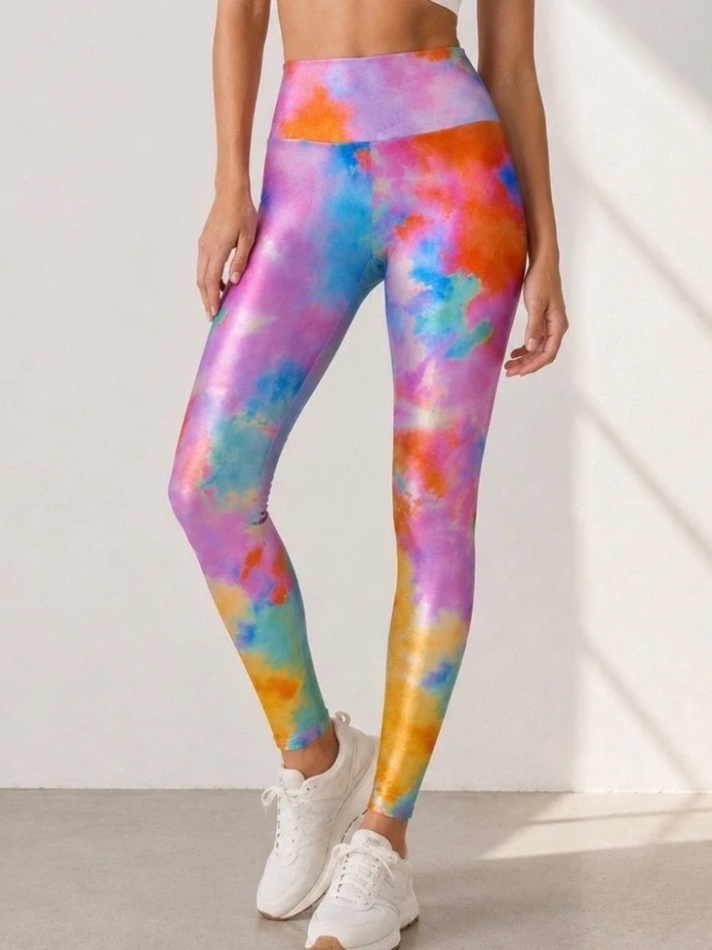 Goldsheep Rainbow Tie Dye Leggings - NWOT
